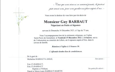 Monsieur Guy BARBAUT
