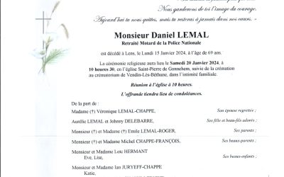 Monsieur Daniel LEMAL