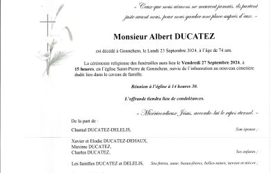 Monsieur Albert DUCATEZ