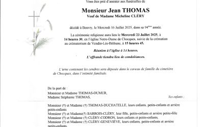 Monsieur Jean THOMAS