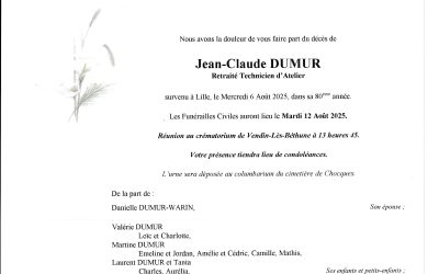 Jean – Claude DUMUR