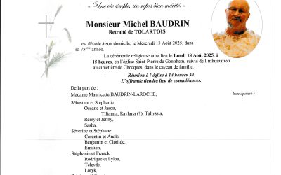 Monsieur Michel BAUDRIN