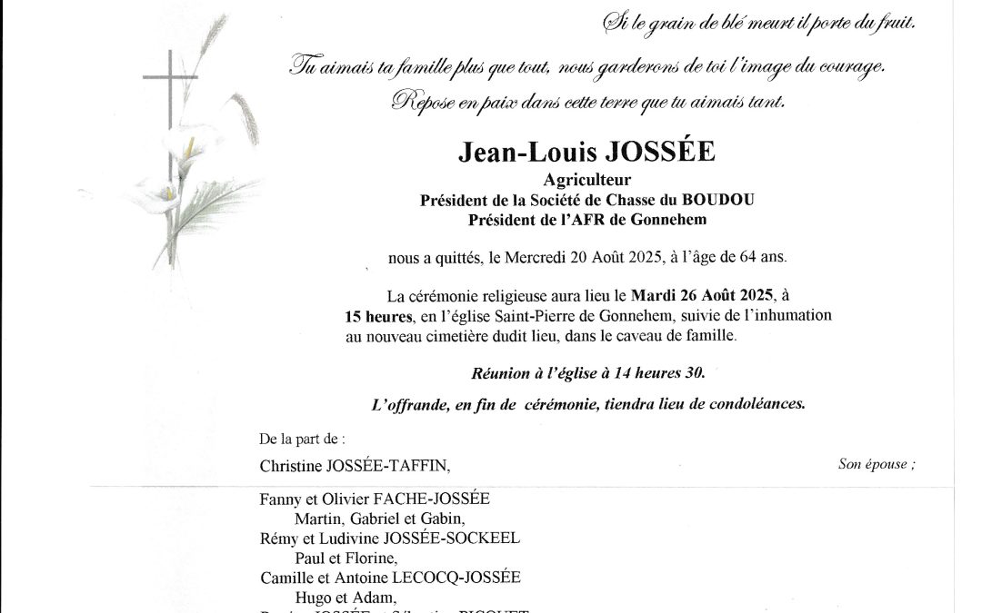 Jean – Louis Jossée