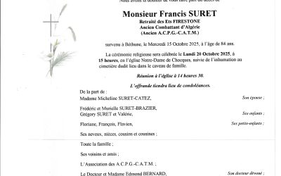 Monsieur Francis SURET