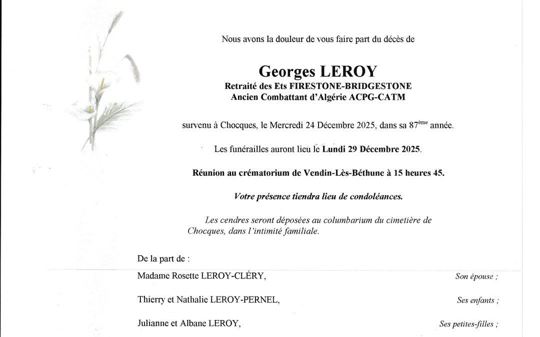 Monsieur Georges LEROY