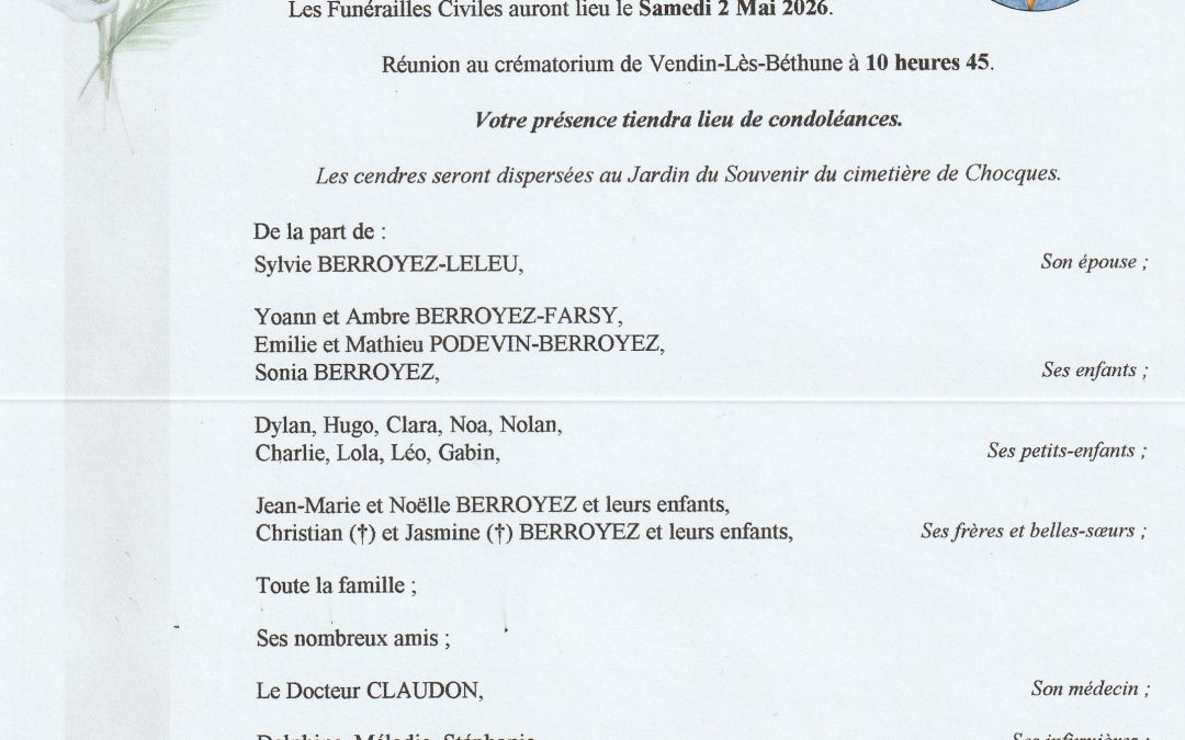 Monsieur Jean-Marc BERROYEZ