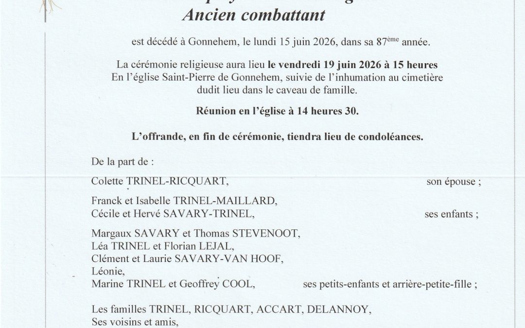 Monsieur Francis TRINEL