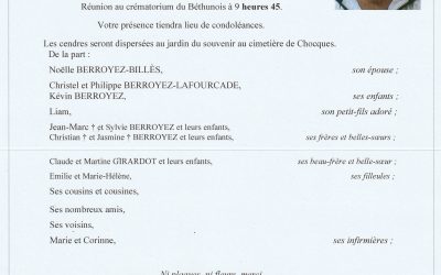 Monsieur Jean-Marie BERROYEZ