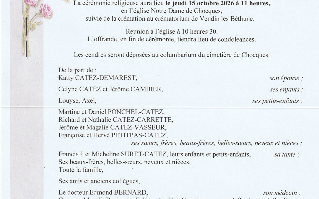 Monsieur Fabrice CATEZ